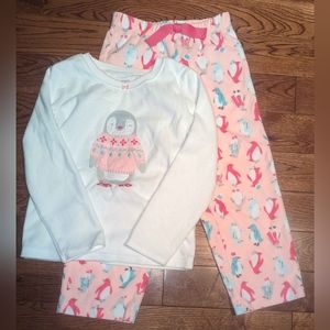 Carter's Size 5 Penguin Pajamas Set New without tags